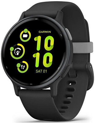 Garmin - vívoactive 5 Black/Slate 010-02862-10