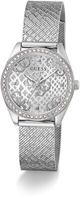 Guess - Ladies Silver Tone Analog Watch GW0748L1