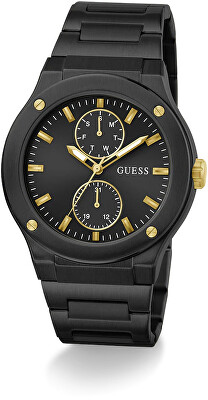 Guess - Mens Black Multi-function Watch GW0795G3