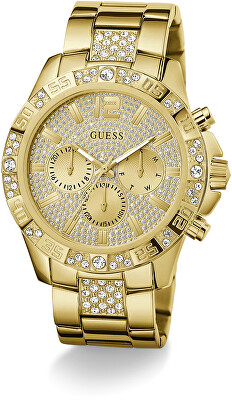 Guess - Mens Gold Tone Multi-function Watch GW0796G2