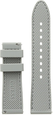 Guess - Silikonový řemínek 22 mm - Grey CS1002S12