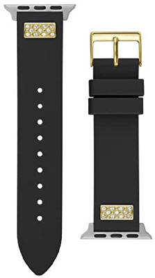 Guess - Silikonový řemínek pro Apple Watch (38 - 41 mm) - Black CS2005S2