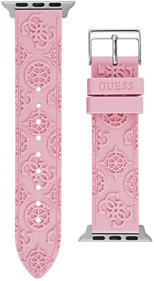 Guess - Silikonový řemínek pro Apple Watch (38 - 41 mm) - Pink CS2003S3