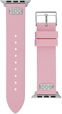 Guess - Silikonový řemínek pro Apple Watch (38 - 41 mm) - Pink CS2005S3