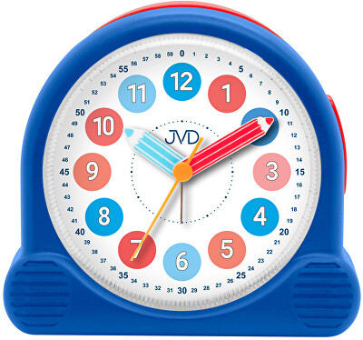 JVD - Dětský budík s plynulým chodem SRP160.4