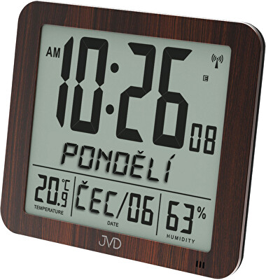 JVD - Rádiem řízené digitální hodiny s budíkem DH9335.2