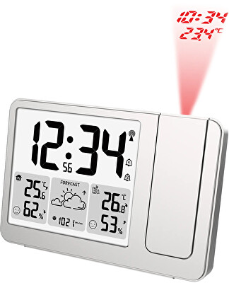 JVD - Rádiem řízená meteorologická stanice s projektorem RB3539