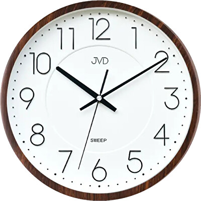 JVD - Nástěnné hodiny s plynulým chodem HX2495.3