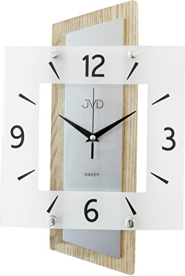 JVD - Nástěnné hodiny s plynulým chodem NS17012/78