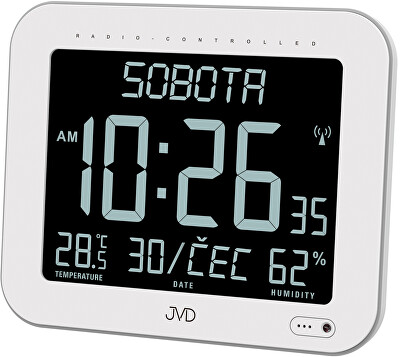 JVD - Rádiem řízené digitální hodiny s budíkem DH9362.1