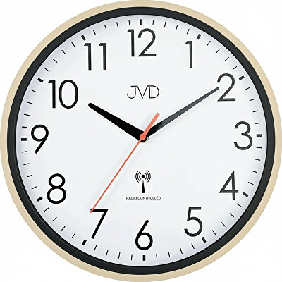 JVD - Rádiově řízené nástěnné hodiny RH502.1