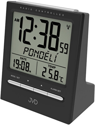 JVD - Rádiem řízený digitální budík s teploměrem RB9299.2