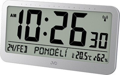 JVD - Digitální hodiny s teploměrem a vlhkoměrem RB9359.2