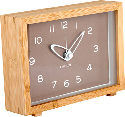 Karlsson - Designové hodiny s budíkem KA6034BR