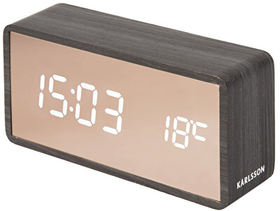 Karlsson - Designové LED hodiny - budík KA5878BK