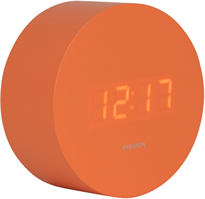 Karlsson - Designové LED hodiny s budíkem KA5981OR