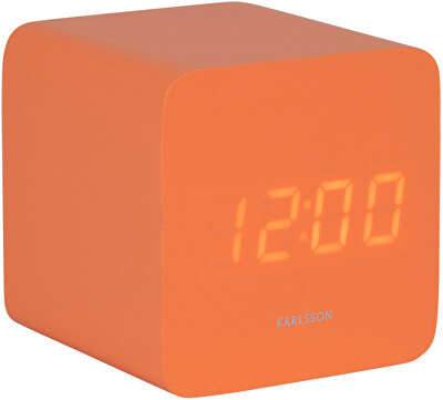 Karlsson - Designové LED hodiny s budíkem KA5982OR