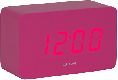 Karlsson - Designové LED hodiny s budíkem KA5983BP