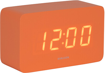 Karlsson - Designové LED hodiny s budíkem KA5983OR