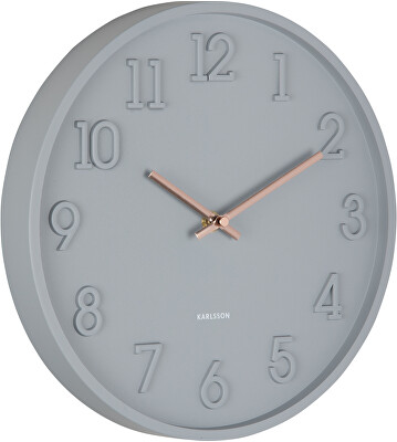 Karlsson - Designové nástěnné hodiny 6041GY