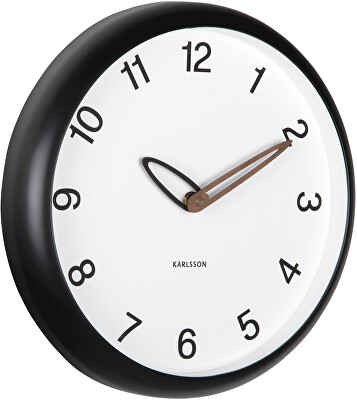 Karlsson - Nástenné hodiny 6043BK