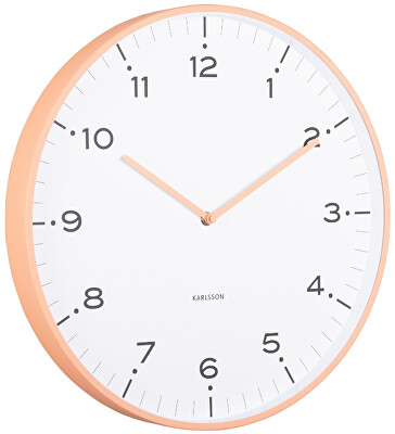 Karlsson - Designové nástěnné hodiny KA6011OR