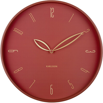 Karlsson - Designové nástěnné hodiny KA6012RD