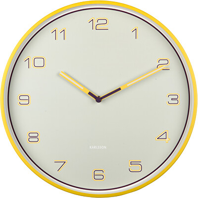 Karlsson - Designové nástěnné hodiny KA6013BY