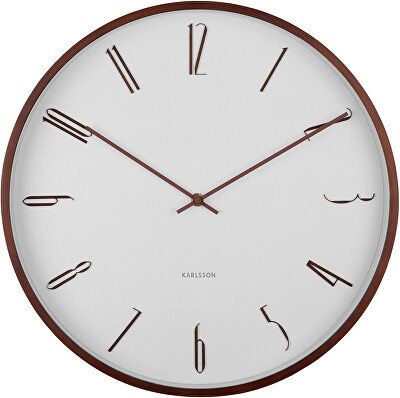 Karlsson - Designové nástěnné hodiny KA6014WH
