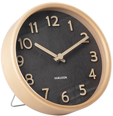 Karlsson - Designové nástěnné/stolní hodiny KA5875BK