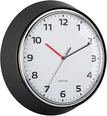 Karlsson - Designové nástěnné hodiny KA6006BK