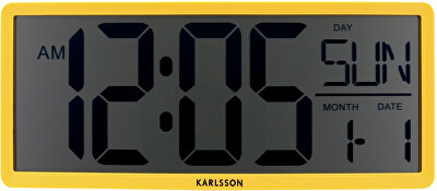 Karlsson - Retro LCD digitální hodiny KA6020YE