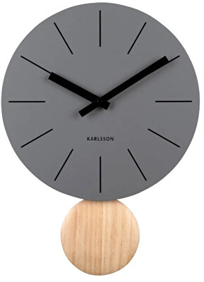 Karlsson - Kyvadlové nástěnné hodiny KA5967GY