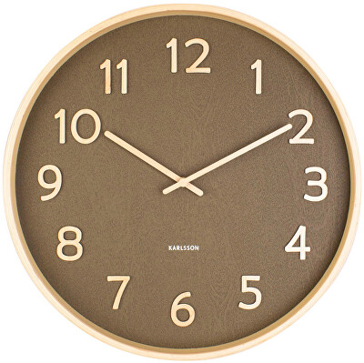 Karlsson - Nástěnné hodiny s tichým chodem KA5852MG