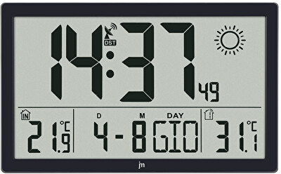 Lowell - Meteostanice a digitální hodiny JD9909 řízené signálem