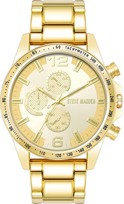 Steve Madden - Analógové hodinky SM-9101CHGP