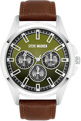 Steve Madden - Analógové hodinky SM-9110GRSV