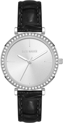 Steve Madden - Analóg karóra SM-8095SVBK
