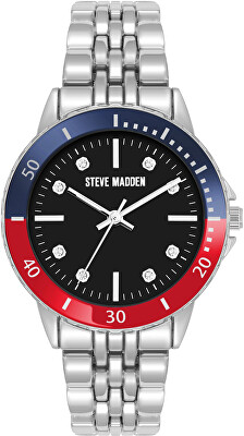 Steve Madden - Analogové hodinky SM-8115BRSV