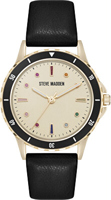 Steve Madden - Analóg karóra SM-8174BKGP
