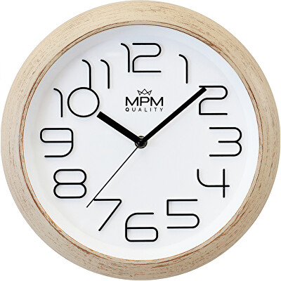 MPM Quality - Designové plastové hodiny Morara E01.4453.5100