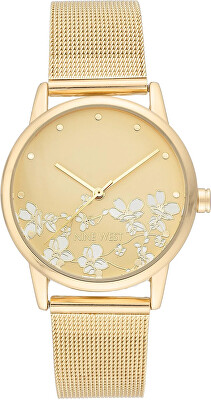 Nine West - Analogové hodinky NW/2428FLGP