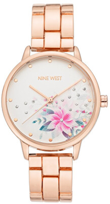Nine West - Analogové hodinky NW/2460FLRG