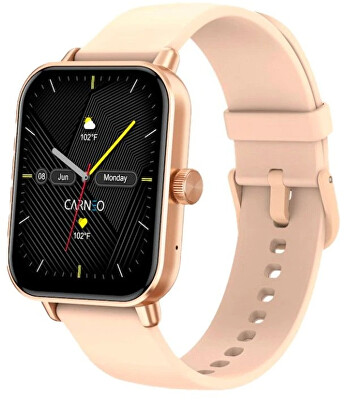 CARNEO - Chytré hodinky Carneo Versa HR+ rosegold