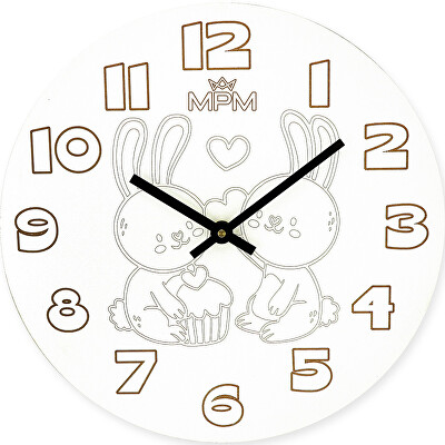 MPM Quality - Dětské Nástěnné hodiny Mellie E01.4178.00