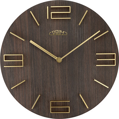 Prim - Nástěnné hodiny Timber Breezy II E01P.4083.54