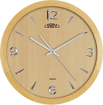 Prim - Nástěnné hodiny Wood Style E07P.3886.53