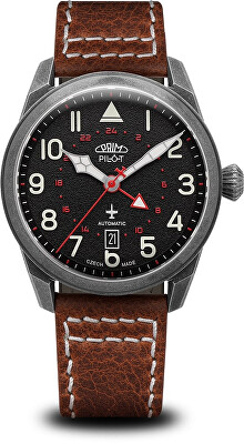Prim - Pilot Dual Time GMT Automatic Limited Edition 50 pcs - D W91P.13250.D