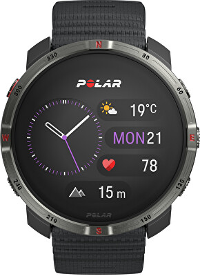 Polar - Grit X2 sporttester S-L černá