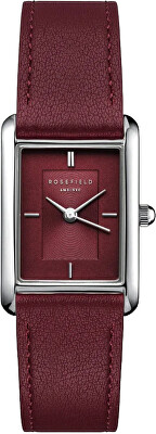 Rosefield - Heirloom Modern Burgundy Dial Silver Burgundy Leather HBBLS-H08